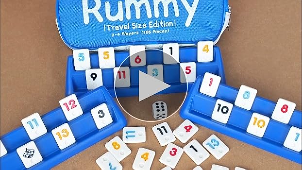 Amazon.com: Doublefan Mini Rummy Cube Set, Mini Size Rummy